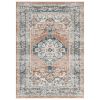 Wasilla Rust/Natural/Blue Area Rug 4x6