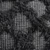 Jucar Handcrafted Boho Fabric Cube Pouf, Brown