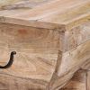 Coffee Table Solid Mango Wood 34.6"x19.7"x15.7"