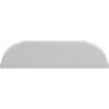 TREXM Retro Circular Curved Design Console Table with Open Style Shelf Solid Wooden Frame and Legs Two Top Drawers (Gray Wash)