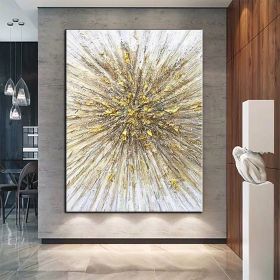 Hand Painted Oil Paintings Modern Landscape Gold Abstract Line Wall Art Picture For Living Room Home Decor Living Room Hallway Luxurious Decorative Pa (style: 1, size: 90x120cm)