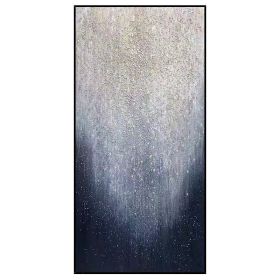Large Size Hand Painted Oil Painting On Canvas Stars Shine Modern Home Decor Abstract Wall Art Picture For Living Room Gift (size: 75x150cm)