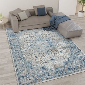 Medallion Woven Area Rug (Color: as Pic)