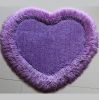 Heart Shape Hand Tufted 4-inch Thick Shag Area Rug (28-in x 32-in)