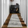 Distressed Medallion Woven Area Rug