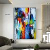 Handmade The Beach Joys Ocean Surfing Art Hand Painted Extra Large Heavy Textured 3D Minimalist Swimming Art Abstract Oil Painting Contemporary Art